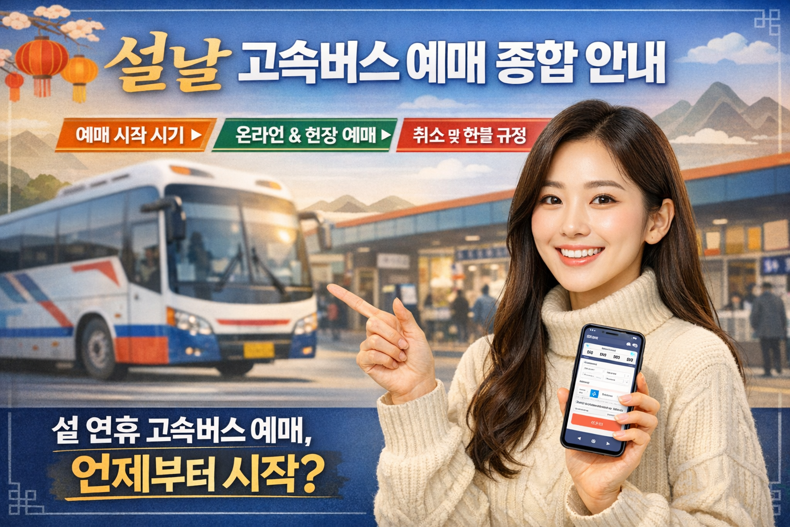 설날고속버스예매