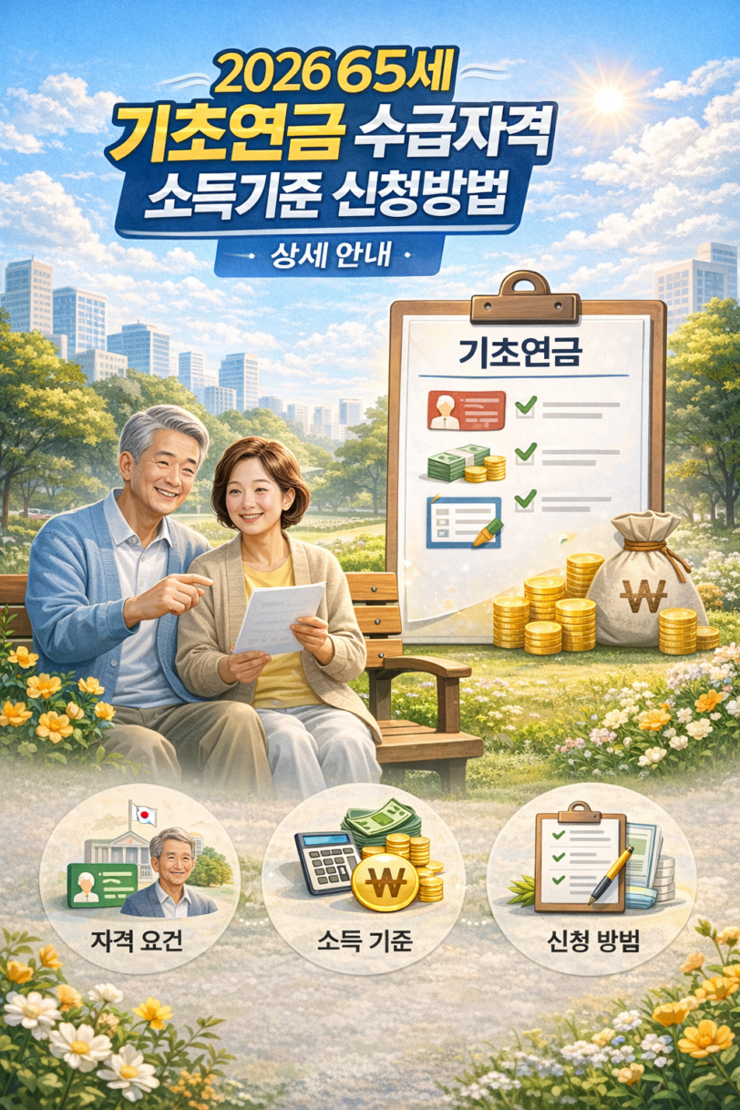 2026년 기초연금 수급자격 소득기준