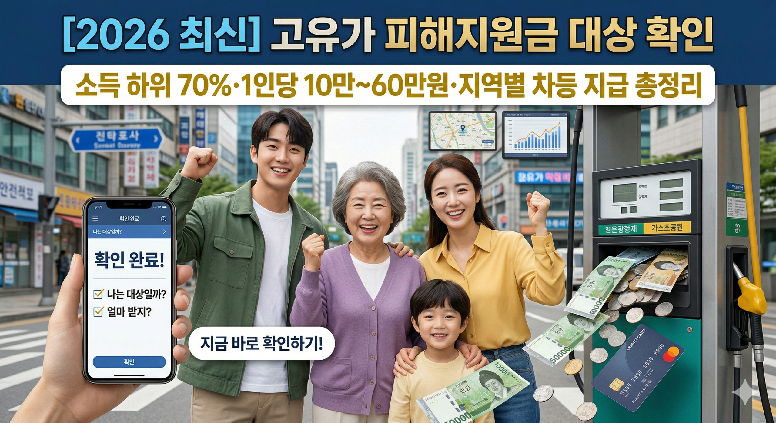 고유가 피해지원금 대상 확인 및 신청 방법 썸네일