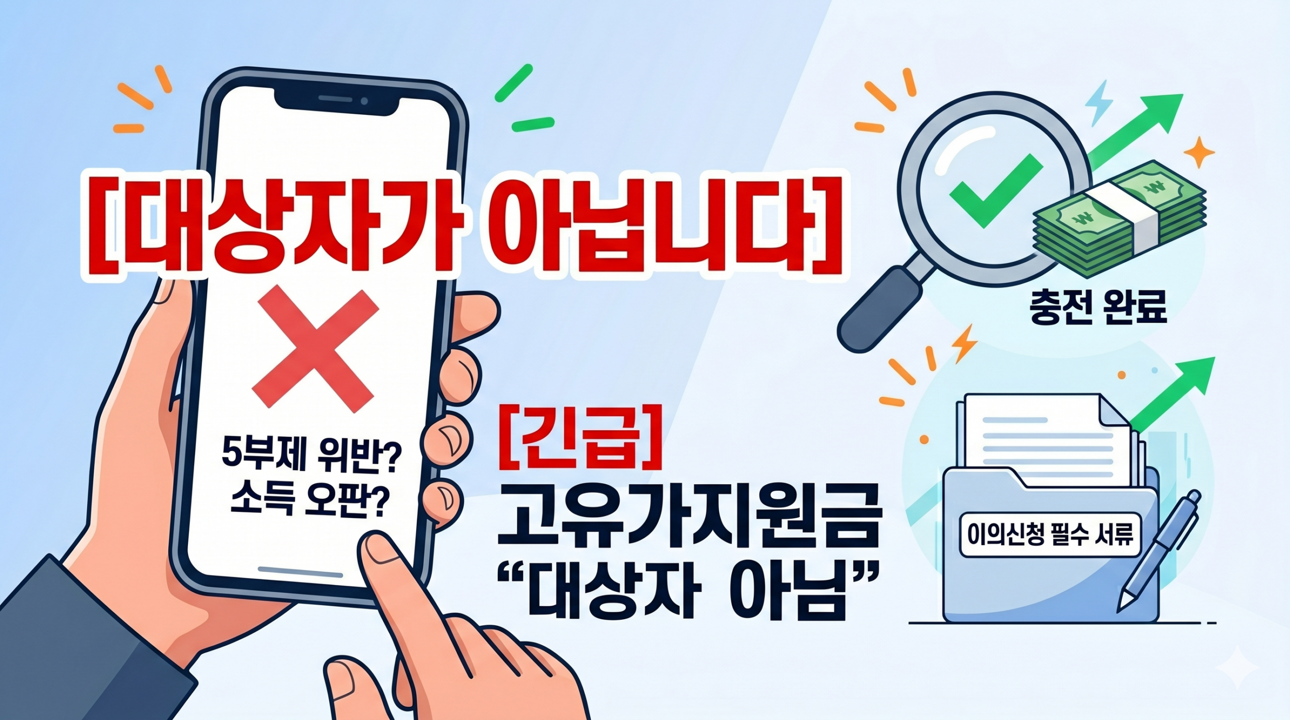 고유가지원금 대상자 아님